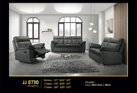 1R+2+3 SEATER SOFA - PU LEATHER 8730+8206