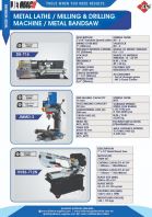 JETMAC Metal Lathe / Milling & Drilling Machine / Metal Bandsaw