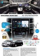 Dynavin Toyota Alphard & Vellfire 2008-2014 Anh20 OEM 11.5 Quantum Series Andriod.13 Andriod Player 