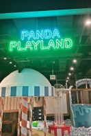 *Panda Playland* Signage | 3D LED Neon Lettering Signage | Indoor Team Park Signage With LED Neon Colorful Lighting Specialist PJ | ޺ƿɰ