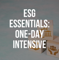 ESG Essentials: One-Day Intensive