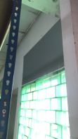 Progress done:(before & after)-(shoplot)-To supply & install Acp panel at close gap window area - Petaling Jaya