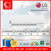 LG Dual Cool Deluxe Series S3-Q09JA3WA / S3-Q12JA3WA / S3-Q18KL3WA / S3-Q24K23WA (Klang Valley Area Only)