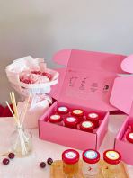 Mother's Day 2025 Bird Nest 6 bottle with Carnation flower - Package B Mother's Day 2025 Bird Nest 6 bottle with Carnation flower - Package B