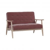 Baja 2 Seater Sofa Red)