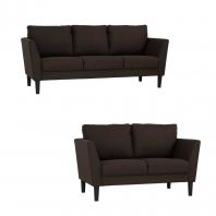 Ghibli 3 + 2 Seater Sofa (Dark Brown)