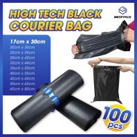 High Tech Black Courier Bag 17cmx30cm