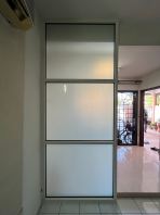 Shopfront Aluminium Glass Door Installed at Bayu Klang