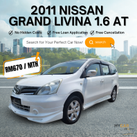 2011 NISSAN GRAND LIVINA 1.6 AUTO