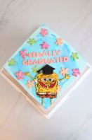 Spongebob Graduation Cake