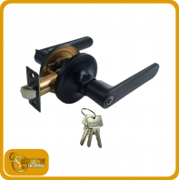 St Guchi SGTL-9000 Entrance Tubular Lever (Matte Black)