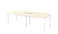 Boat-Shape Conference Table - Boras Ash - SL Series