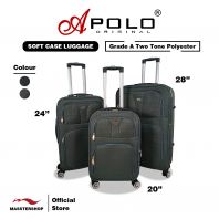 APOLO Soft Case Luggage / Fabric Luggage / Suitcase (Grade A Two Tone Polyester) Four Wheel 360 Degree Luggage MD272