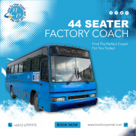 factory bus rental USJ 9