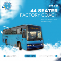 factory bus rental USJ 4