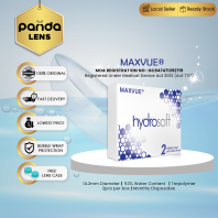 Maxvue Hydrosoft Clear Monthly Contact Lenses (2pcs)