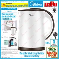 Midea Jug Kettle MK-15D Cool Tough 1.5L Stainless Steel Jug Kettle - Anti Scald protection Midea Jug Kettle MK-15D Cool Tough 1.5L Stainless Steel Jug Kettle - Anti Scald protection