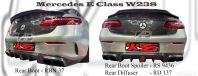 Mercedes E Class W213 Rear Diffuser, Rear Boot, Rear Spoiler (Carbon Fibre / Forged Carbon / FRP Material) 