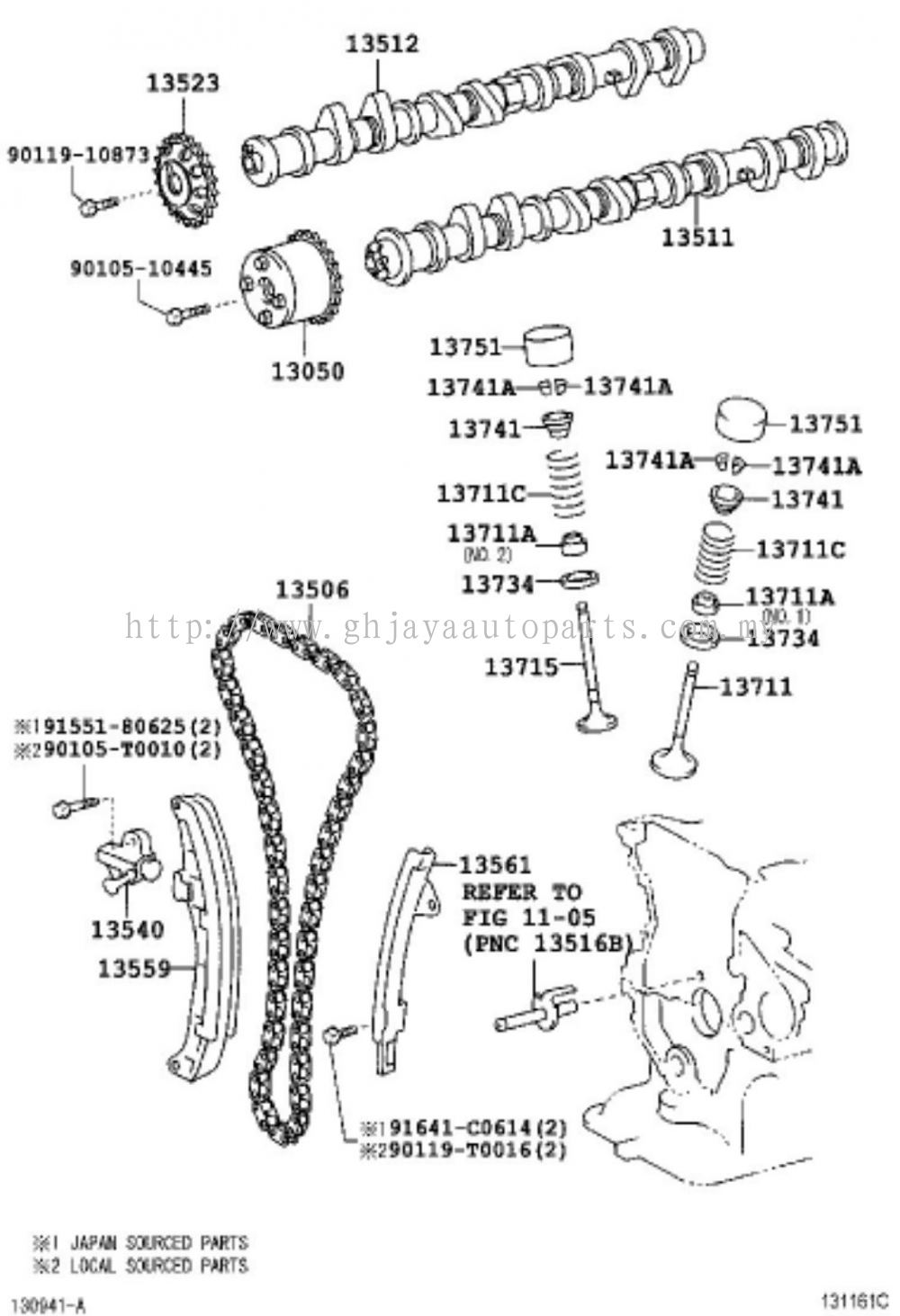 toyota vios ncp93 timing chain